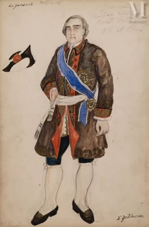 Projets de costume pour le théâtre Antoine, Le général