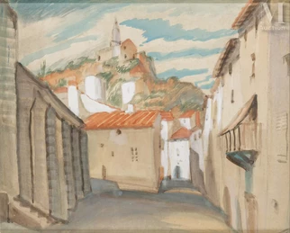 Vue d’un village
