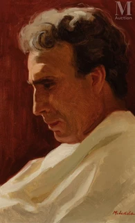 Portrait d'homme de profil