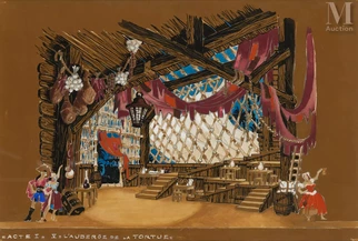 L'Auberge de la Tortue pour l'Opéra de Marseille, ca. 1935