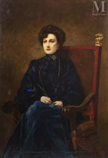Portrait de l'épouse de l'artiste