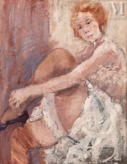 Joachim WEINGART (Drohobytch 1895- Auschwitz 1942) — Danseuse de French cancan