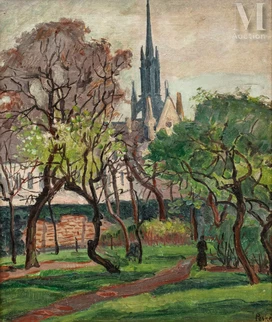 Vue sur la cathédrale d'Amiens