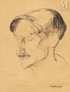 Portrait de l'écrivain Henri Barbusse
