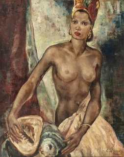 Femme aux coquillages