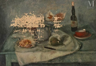 Nature morte à la tasse rouge
