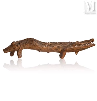 Crocodile à deux têtes
