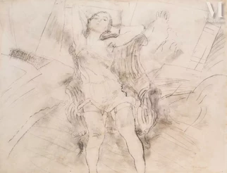 Jules PASCIN (Vidin 1885-Paris 1930) — Le modèle blond