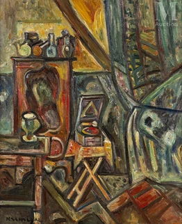 Atelier de l'artiste au gramophone, rue François-Guibert