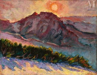 Coucher de soleil dans les Tatry