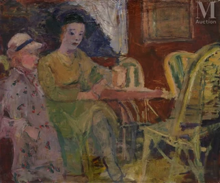 Famille en terrasse
